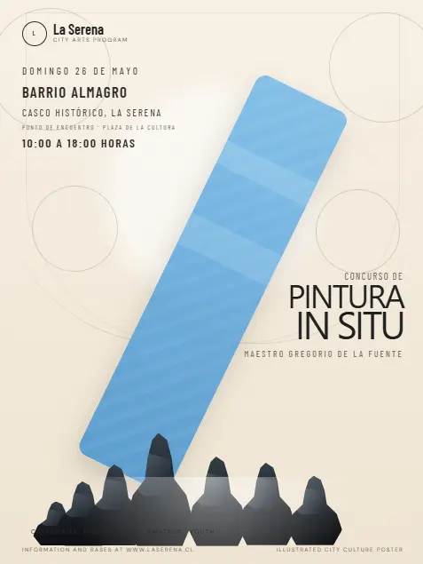 In Situ Cultural Poster | Minimal City Arts Event Design