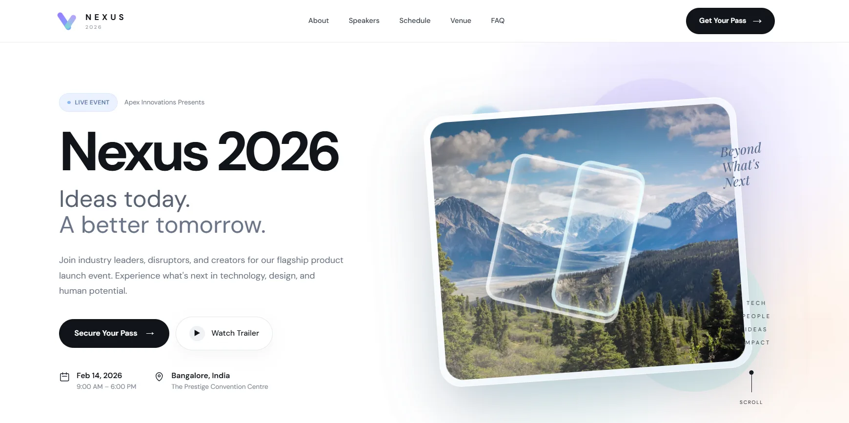 Launch Day Template | Modern Product Launch Website